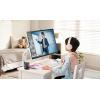 imageLG Smart Monitor Swing 32U889SAW 32Inch 4K UHD 3840x2160 IPS Touchscreen on a Fully Adjustable Wheeled Base HDR10 webOS Builtin Speaker HDMI USB TypeC TiltHeightSwivelPivot Stand White