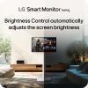 imageLG Smart Monitor Swing 32U889SAW 32Inch 4K UHD 3840x2160 IPS Touchscreen on a Fully Adjustable Wheeled Base HDR10 webOS Builtin Speaker HDMI USB TypeC TiltHeightSwivelPivot Stand White