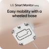 imageLG Smart Monitor Swing 32U889SAW 32Inch 4K UHD 3840x2160 IPS Touchscreen on a Fully Adjustable Wheeled Base HDR10 webOS Builtin Speaker HDMI USB TypeC TiltHeightSwivelPivot Stand White