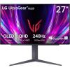 imageLG 27GS93QE 27inch Ultragear OLED Gaming Monitor QHD 1440p 240Hz 003ms DisplayHDR True Black 400 AMD FreeSync Premium Pro NVIDIA GSync HDMI 21 DisplayPort TiltHeightPivot Stand Black