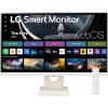 imageLG 27SR50FP Smart Monitor 27Inch FHD 1920x1080 IPS Display webOS 23 HDR 10 x2 Builtin Speakers AirPlay 2 Screen Share Bluetooth ThinQ App Remote Control PinkWhite