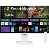 imageLG 32SR85UW Smart Monitor 32inch 4K UHD 3840x2160 IPS Display webOS 23 USB TypeC 90W PD Builtin FHD Webcam ampamp Speaker HDR 10 AirPlay 2 Screen Share Bluetooth White