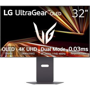 imageLG 27GX790AB 27inch Ultragear OLED Gaming Monitor QHD 1440p 480Hz 003ms DisplayPort 21 True Black 400 NVIDIA GSync AMD FreeSync Premium Pro HDMI USB TiltHeightSwivelPivot Stand Black32 black