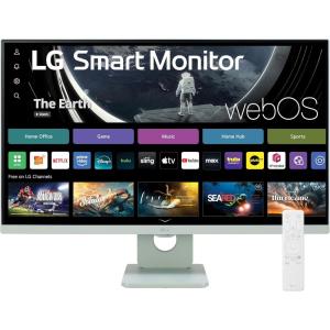imageLG 27SR50FP Smart Monitor 27Inch FHD 1920x1080 IPS Display webOS 23 HDR 10 x2 Builtin Speakers AirPlay 2 Screen Share Bluetooth ThinQ App Remote Control PinkGreen
