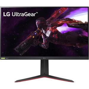 imageLG 32GP750B 32 Inch QHD 2560 x 1440 IPS UltraGear Gaming Monitor with 1ms GtG and 165Hz Refresh Rate NVIDIA GSYNC Compatible with AMD FreeSync Premium TiltHeightPivot Adjustable  Black165Hz OC 180Hz