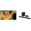 imageLG 83quot 2025 OLED AI 4K TV ampamp S90TR 713Channel OLED evo TV Matching Home Theater Soundbar with Rear Surround Speakers and Wireless Subwoofer Wow Orchestra Dolby Atmos83Inches