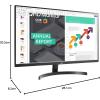 imageLG 32U631AB 32inch QHD 2560 x 1440 IPS Computer Monitor 100Hz 5ms HDR10 Reader Mode Flicker Safe HDMI USB TypeC 15W PD BlackRefresh rate  75 Hertz
