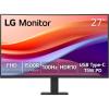 imageLG 24U421AB 24inch Full HD 1920 x 1080 Curved Computer Monitor 100Hz 5ms HDR10 3Side Borderless Switch HDMI USB TypeC 15W PD Tilt Slim Stand Black27 Inch