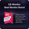 imageLG 24G411AB 24inch Ultragear Full HD 1920 x 1080 IPS Gaming Monitor 144Hz OC 1ms MBR NVIDIA GSync Compatible AMD FreeSync HDR10 HDMI DisplayPort Slim Stand Black