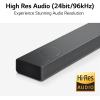 imageLG Sound Bar and Wireless Subwoofer S90QY  513 Channel Home Theater Audio with Dolby Atmos DTSX BlackS90QY