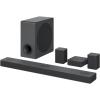 imageLG Sound Bar and Wireless Subwoofer S90QY  513 Channel Home Theater Audio with Dolby Atmos DTSX BlackS80QR