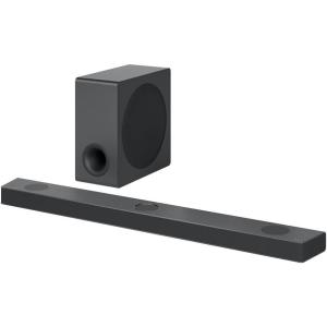 imageLG Sound Bar and Wireless Subwoofer S90QY  513 Channel Home Theater Audio with Dolby Atmos DTSX BlackS90QY