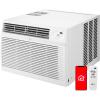 imageLG 18000 BTU Window Air Conditioner 230208V Cools 1000 SqFt 25 x 40 Room Size Quiet Operation Electronic Control with Remote 3 Cooling amp Fan Speeds Auto Restart WhiteBright White