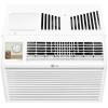 imageLG 18000 BTU Window Air Conditioner 230208V Cools 1000 SqFt 25 x 40 Room Size Quiet Operation Electronic Control with Remote 3 Cooling amp Fan Speeds Auto Restart WhiteWhite