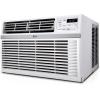 imageLG 18000 BTU Window Air Conditioner 230208V Cools 1000 SqFt 25 x 40 Room Size Quiet Operation Electronic Control with Remote 3 Cooling amp Fan Speeds Auto Restart WhiteWhite