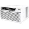 imageLG 18000 BTU Window Air Conditioner 230208V Cools 1000 SqFt 25 x 40 Room Size Quiet Operation Electronic Control with Remote 3 Cooling amp Fan Speeds Auto Restart WhiteWhite