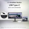 imageLG 34U650AB 34inch UltraWide WQHD 3440 x 1440 IPS Curved Wide Computer Monitor 100Hz HDR10 Builtin Speaker HDMI DisplayPort USB TypeC PD 96W TiltHeightSwivel Adjustable Stand Black