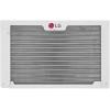 imageLG 8000 BTU Dual Inverter Smart Window Air Conditioner 115V Cools 340 Sq Ft for Bedroom Living Room Apartment Quiet Energy Star works with LG ThinQ Amazon Alexa and Hey Google WhiteBright White
