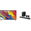 imageLG 65Inch Class QNED AI 4K QNED82A Series Smart TV 65QNED82AUA 2025 S80TR 513 ch Matching Home Theater Soundbar with Rear Surround Speakers and Wireless Subwoofer 2024 Model55 Inches