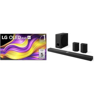 imageLG 65Inch Class OLED evo AI 4K G5 Series Smart TV OLED65G5WUA 2025 S95AR 915 ch Home Theater Soundbar 2025 Model
