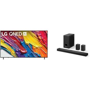 imageLG 65Inch Class QNED AI 4K QNED82A Series Smart TV 65QNED82AUA 2025 S80TR 513 ch Matching Home Theater Soundbar with Rear Surround Speakers and Wireless Subwoofer 2024 Model86 Inches