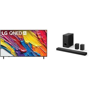 imageLG 65Inch Class QNED AI 4K QNED82A Series Smart TV 65QNED82AUA 2025 S80TR 513 ch Matching Home Theater Soundbar with Rear Surround Speakers and Wireless Subwoofer 2024 Model65 Inches