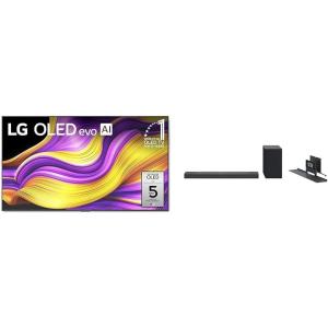 imageLG 65Inch Class OLED evo AI 4K G5 Series Smart TV OLED65G5WUA 2025 SC9S 313Channel Perfect Matching Soundbar 2024 Model65 Inches
