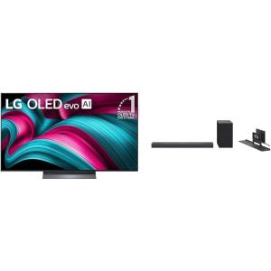 imageLG 83Inch Class OLED evo AI 4K C5 Series Smart TV OLED83C5PUA 2025 SC9S 313Channel Perfect Matching Soundbar 2024 Model55 Inches